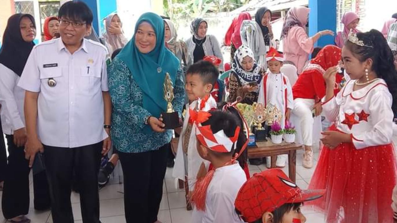 Meriahkan HUT ke-78 RI di Tebing Tinggi, Kreativitas Anak-Anak Berkilau dengan Warna Biru dan Merah