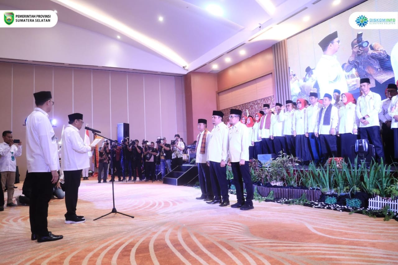 Yospen Hendra Resmi Nahkodai Gebu Minang Sumsel 2024–2029, Cik Ujang: Jadilah Mitra Strategis Pemerintah