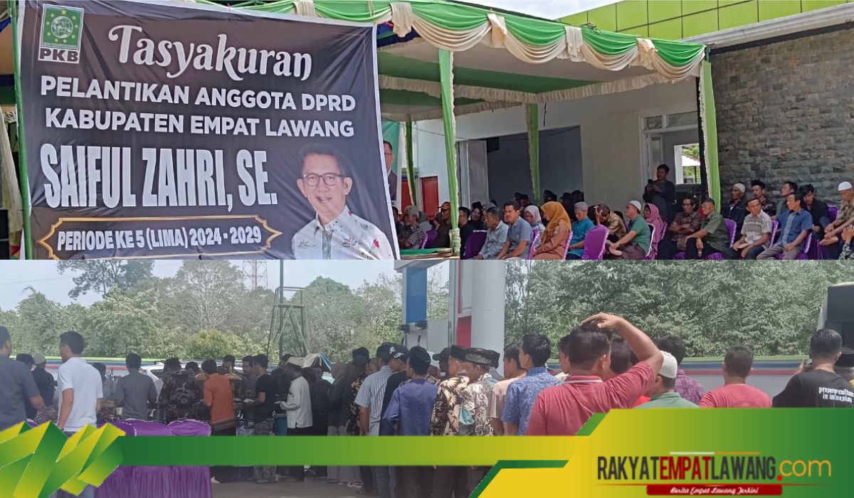 Syaiful Zahri Kembali Dilantik sebagai Anggota DPRD Empat Lawang untuk Periode Kelima, Gelar Tasyakuran