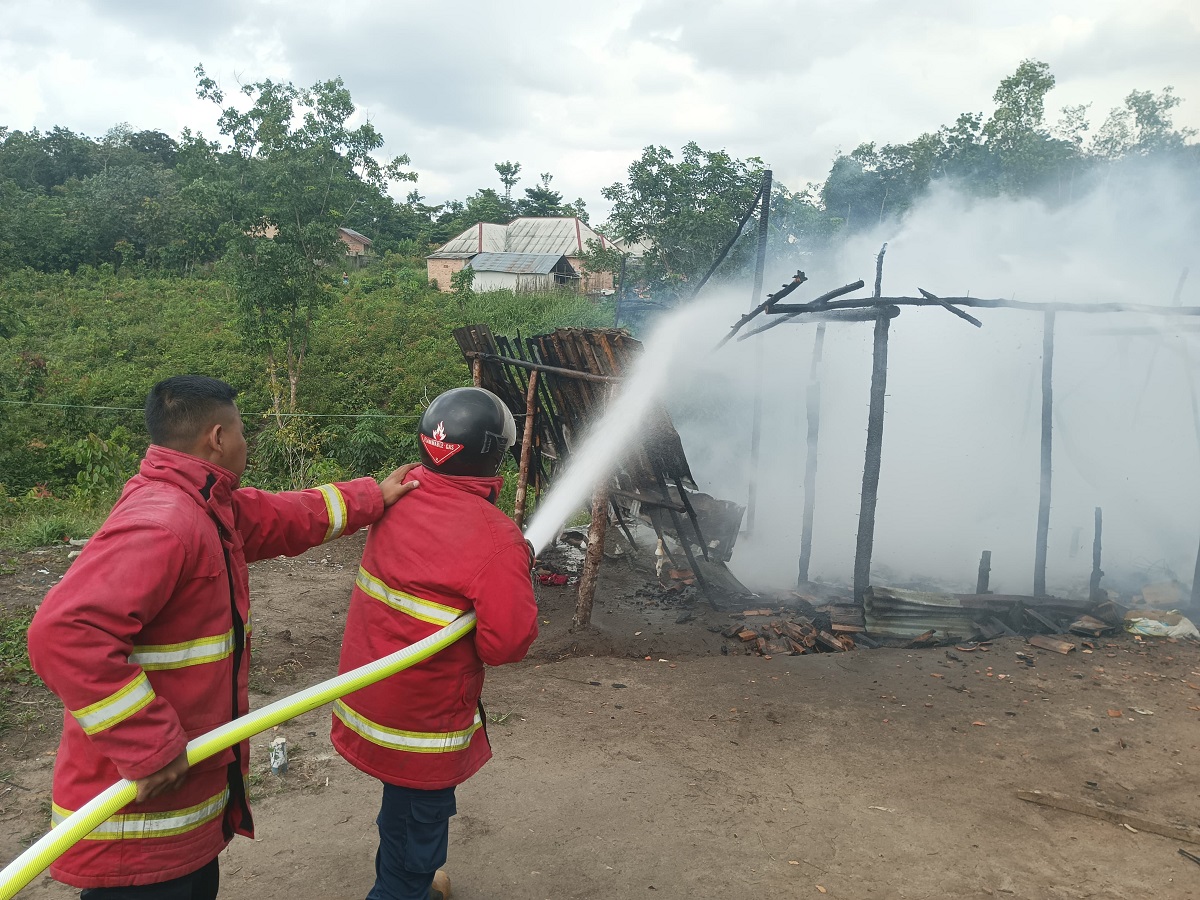 Rumah Pemulung di Prabumulih Ludes Terbakar, Diduga Akibat Korsleting Listrik