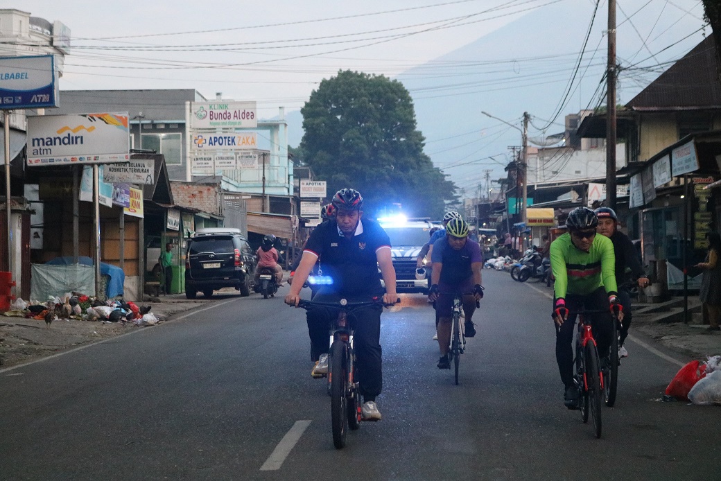 Gowes Bareng Wujud Sinergi Pemkot dan Polda Sumsel di Pagar Alam