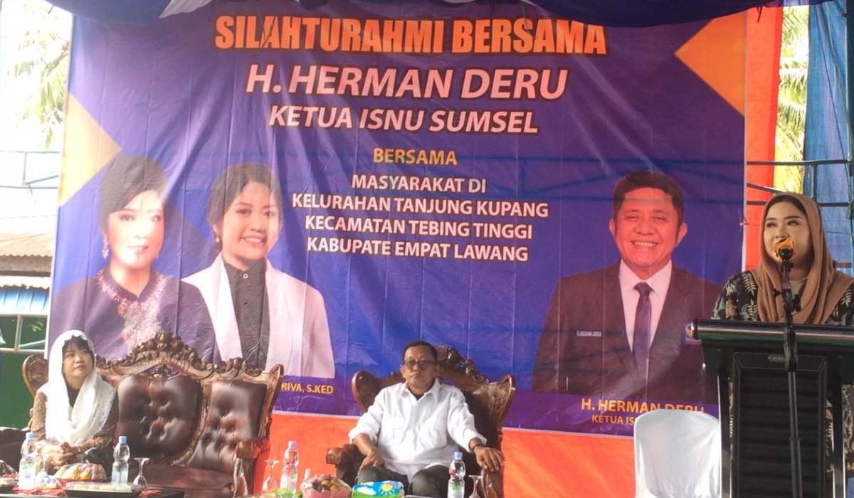 Bersilaturahmi Sampaikan Pesan Politis Dua Putri Herman Deru Kunjugan Ke Kabupaten Empat Lawang