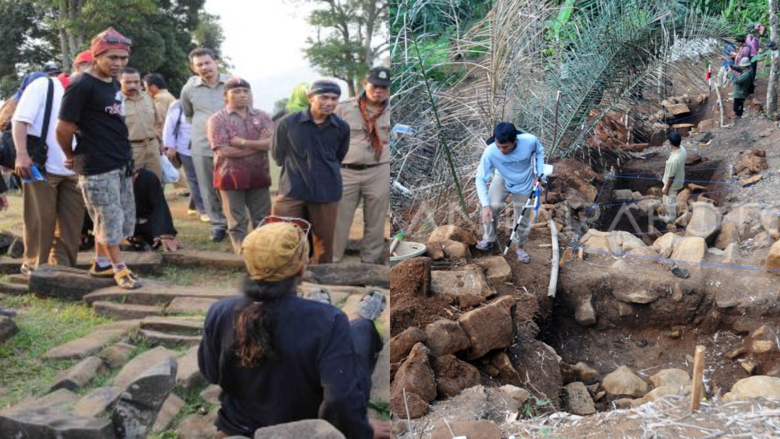 WOW, Penemuan Struktur Bangunan Purbakala di Gunung Padang: Tinggi 3 kali dan Besar 10 kali lipat Candi Borobu