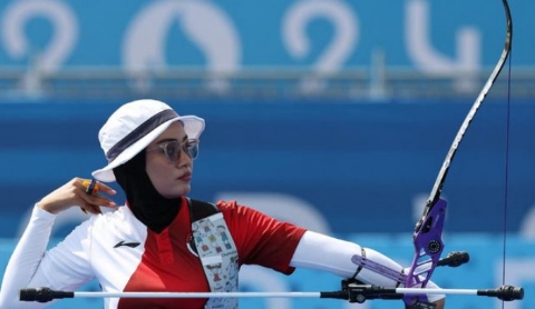 Diananda Choirunisa Gagal ke Semifinal Cabor Panahan Olimpiade 2024