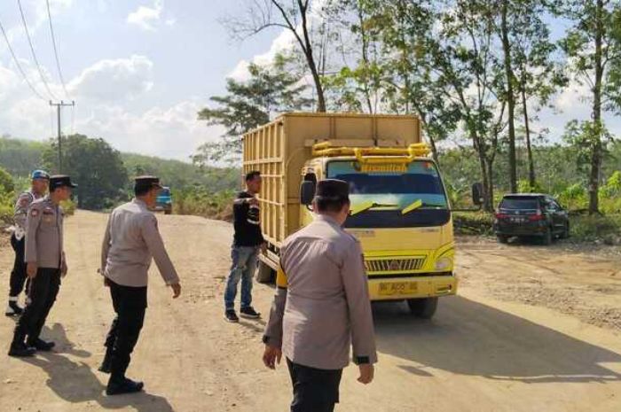 PERINTAH KAPOLRES! Polsek Babat Toman Razia Angkutan Minyak Mentah