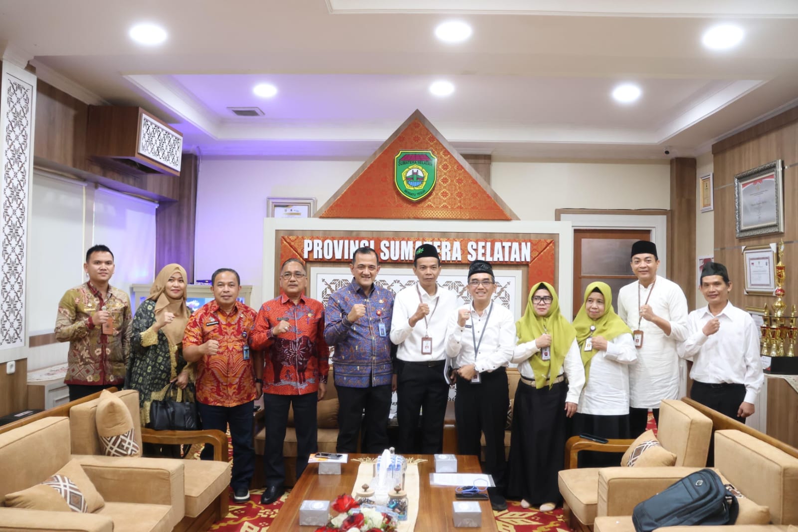 Sekda Sumsel Terima Audiensi EWI, Bahas Program Pendampingan Sertifikasi Halal untuk UMKM