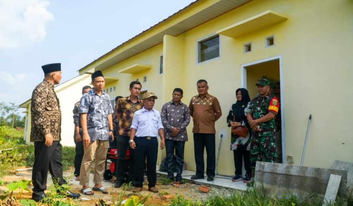 Puluhan Warga Terdampak Longsor di Desa Pengaturan Muba Dibangunkan Rumah Gratis