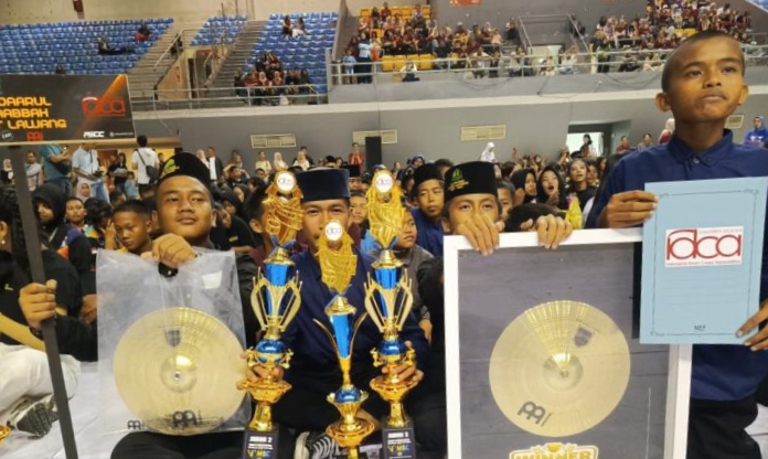 Raih Juara Umum II, Marching Band Daarul Mahabbah Empat Lawang Ukir Prestasi di Musi Soundsport Competition
