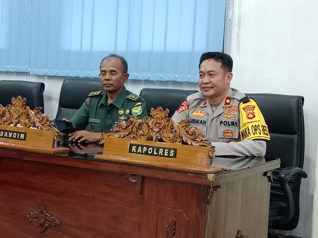 Kapolres Lahat Hadiri Sertijab Bupati Lahat, Tegaskan Dukungan untuk Pemerintahan Baru