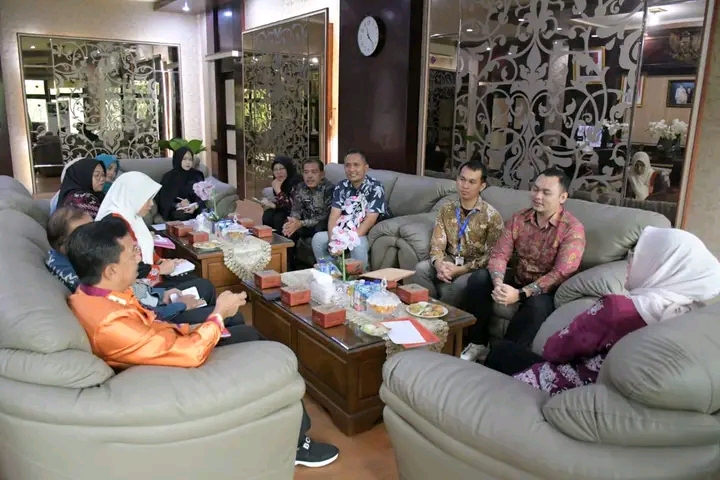 Hadapi Konferensi Kerja Kabupaten, Pengurus PGRI Banyuasin Audiensi dengan Wakil Bupati