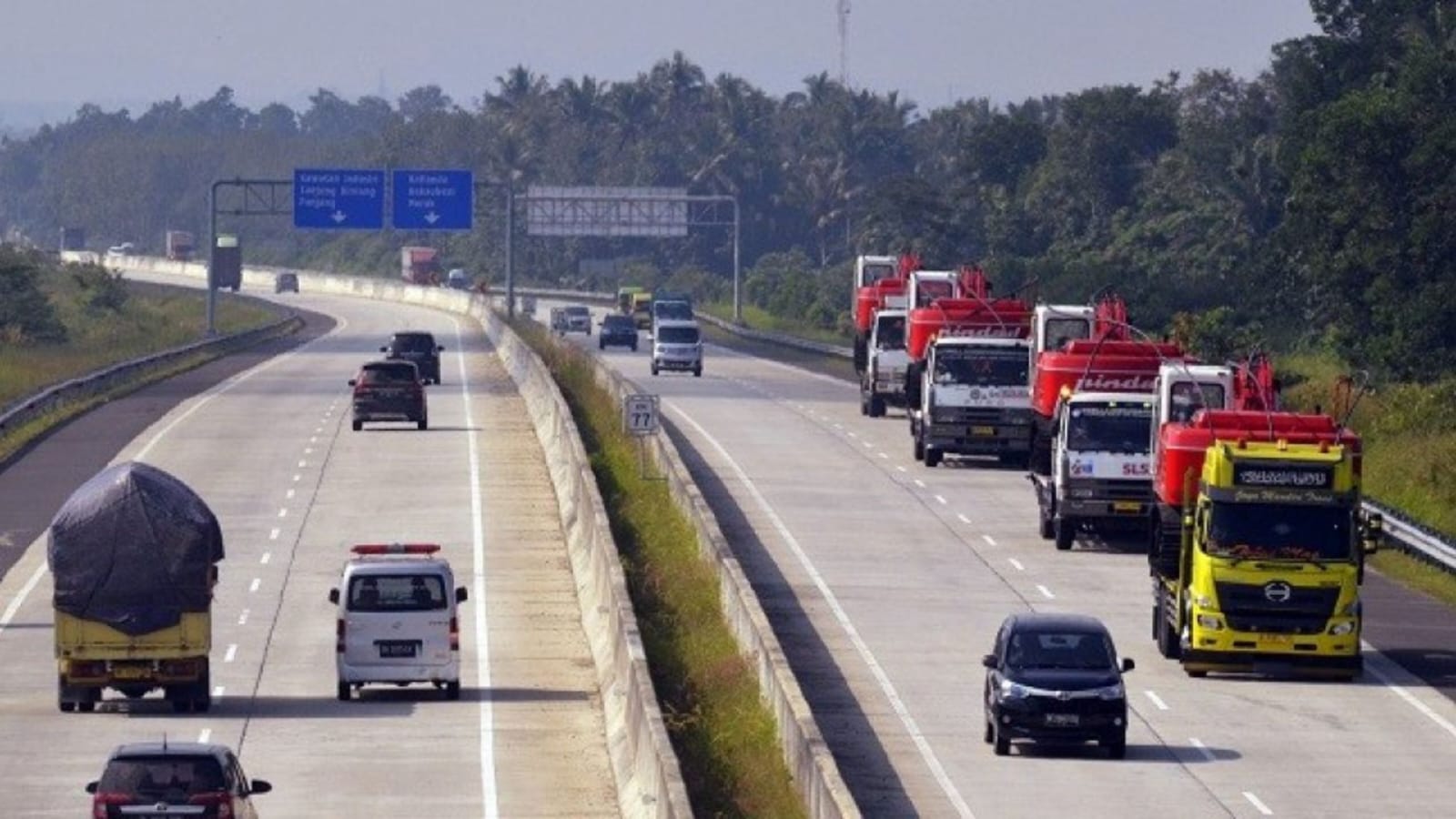 Lonjakan Kendaraan Di Tol Trans Sumatera Saat Libur Nataru Mencapai 24% ...