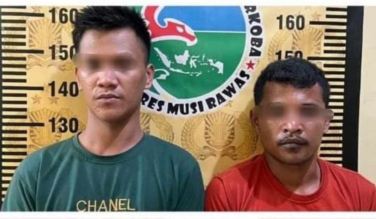Dua Pria Pemuja Narkoba Asal Musi Rawas Ditangkap Polisi, Terancam 12 Tahun Penjara