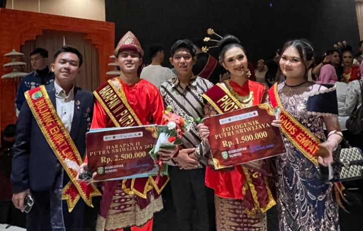 Harumkan Nama Daerah, M. Justine Ravendra Raih Gelar Bujang Harapan II Putra Putri Sriwijaya 2026