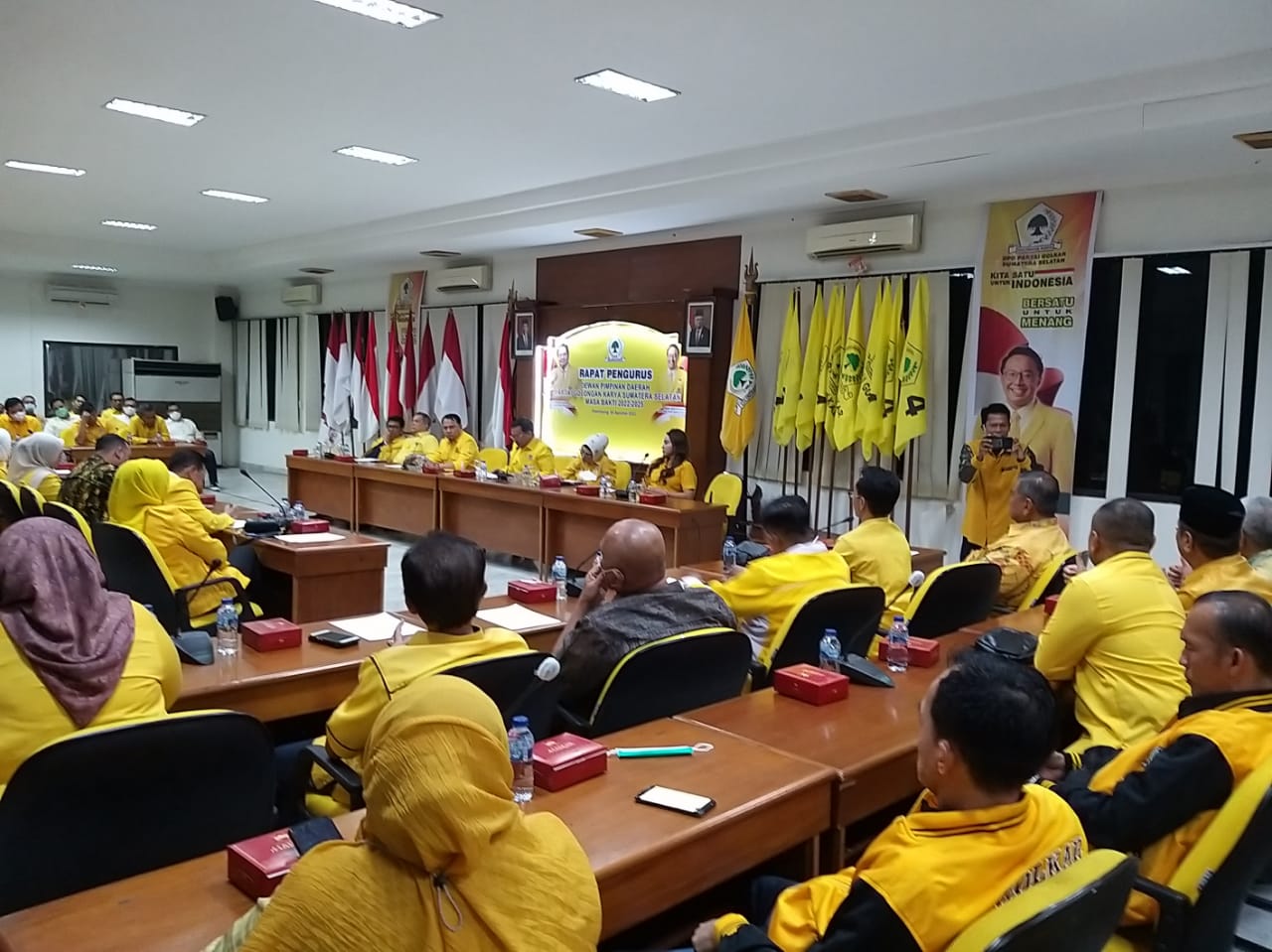 Ketua DPD Partai Golkar Sumsel Umumkan Susunan Pengurus DPD Partai Golkar Sumsel