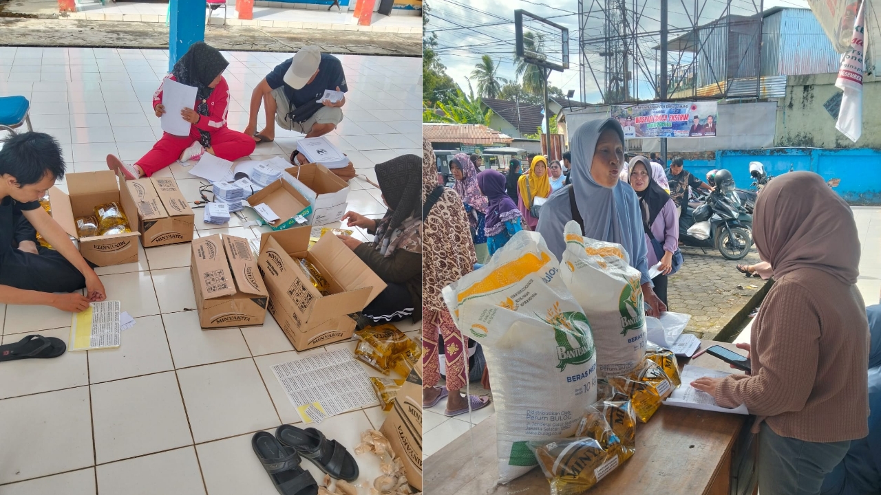 Penyaluran Bantuan Pangan 2025 di Empat Lawang Resmi Dimulai, Empat Desa Jadi yang Pertama Menyalurkan