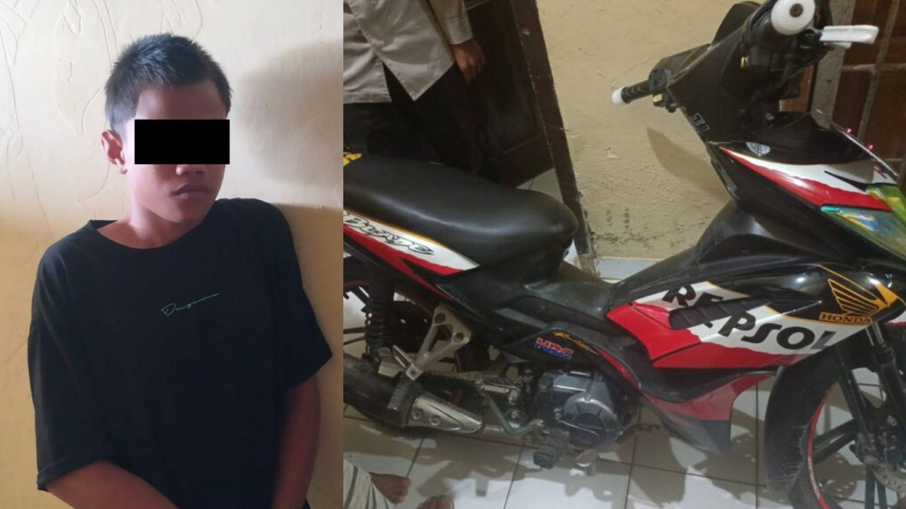 Remaja di Pendopo Gagal Curi Motor Namun Berhasil Masuk Penjara
