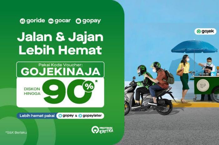 Kode Promo Gojek ter-Update Bisa Dapat Diskon 90 Persen