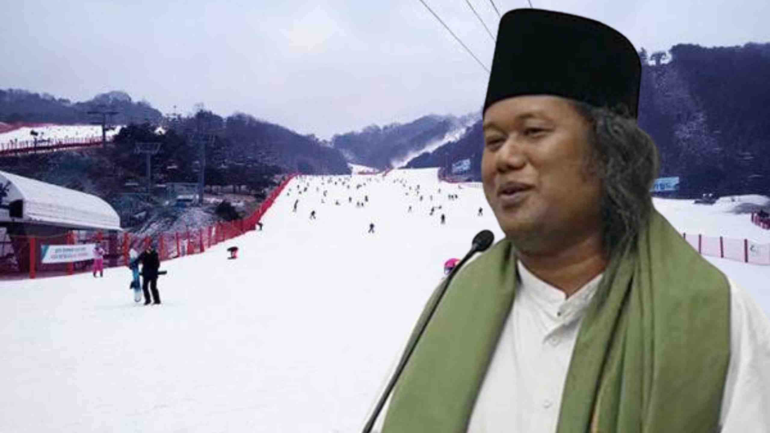 Keajaiban Gus Muafiq: Berani Menantang Dingin Gunung Salju Tanpa Baju di Korea