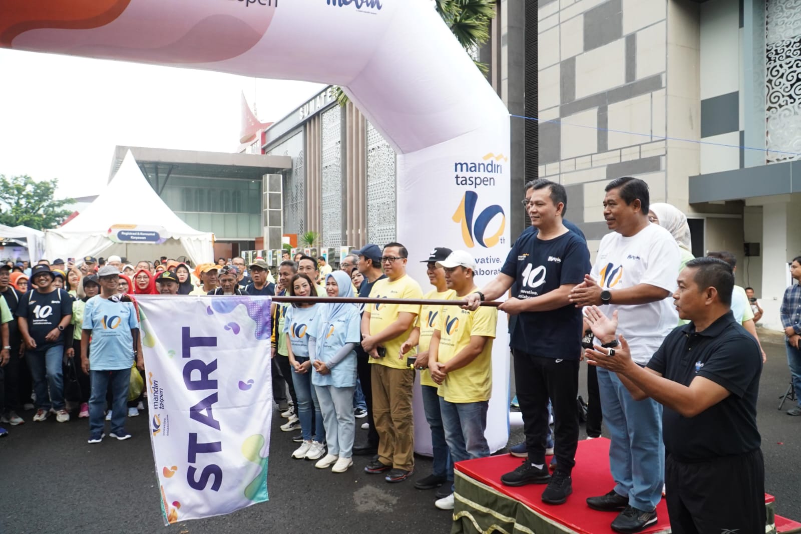 Bank Mandiri Taspen Rayakan HUT ke-10, Pj Gubernur Sumsel Apresiasi Kontribusi Ekonomi