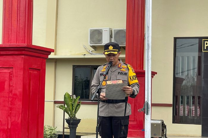 Kapolres Empat Lawang Pimpin Apel Gabungan Konsolidasi yang Diikuti 6 Polres Sekitar