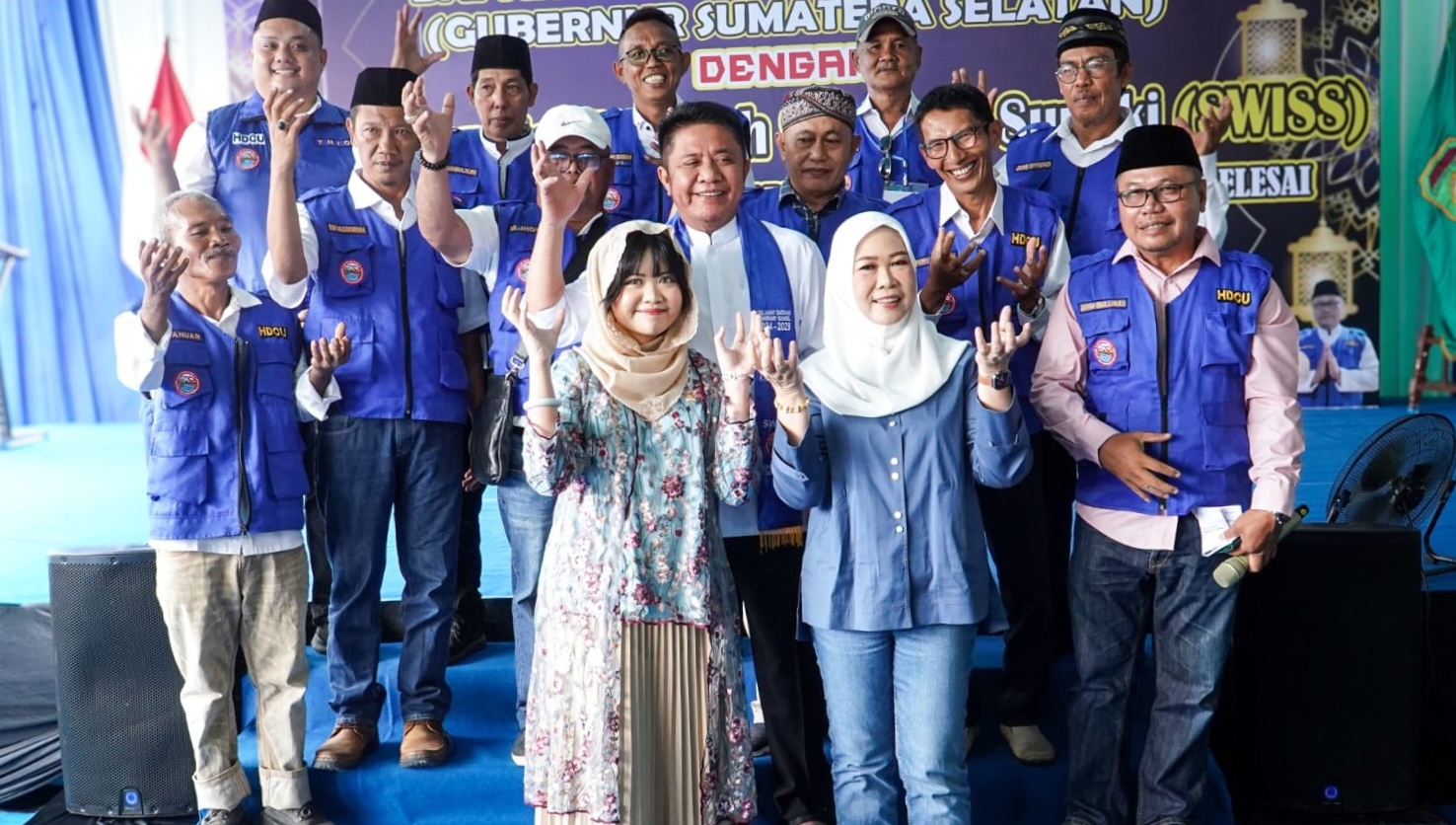 Gubernur Herman Deru Hadiri Safari Ramadhan di Simpang Sungki, Janji Terus Bangun Sumsel!