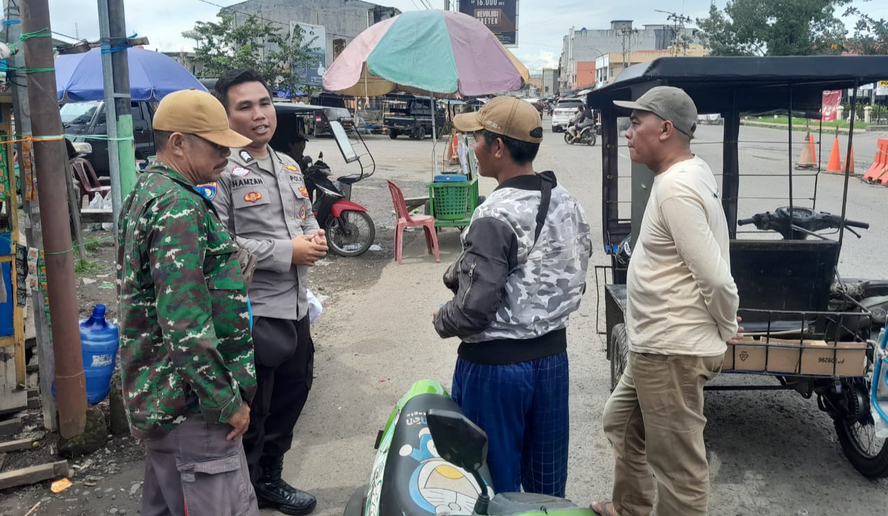 Sat Binmas Polres Empat Lawang Sosialisasikan Pencegahan Premanisme kepada Pengemudi Angkot dan Ojek