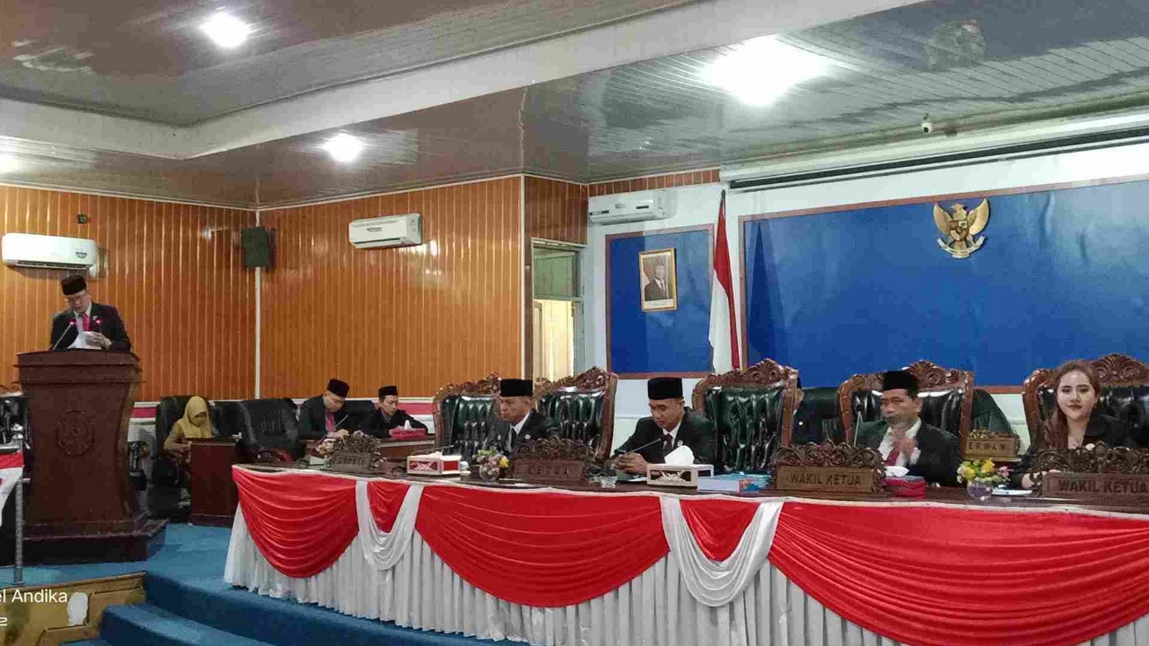 DPRD Empat Lawang Gelar Rapat Paripurna Pembahasan LKPJ 2024