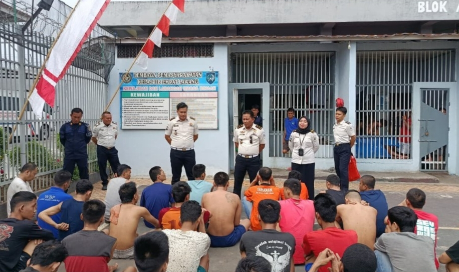 Lapas Kelas IIB Empat Lawang Perkuat Pembinaan WBP, Ka.KPLP Tekankan Keamanan, Kebersihan, dan Kesehatan