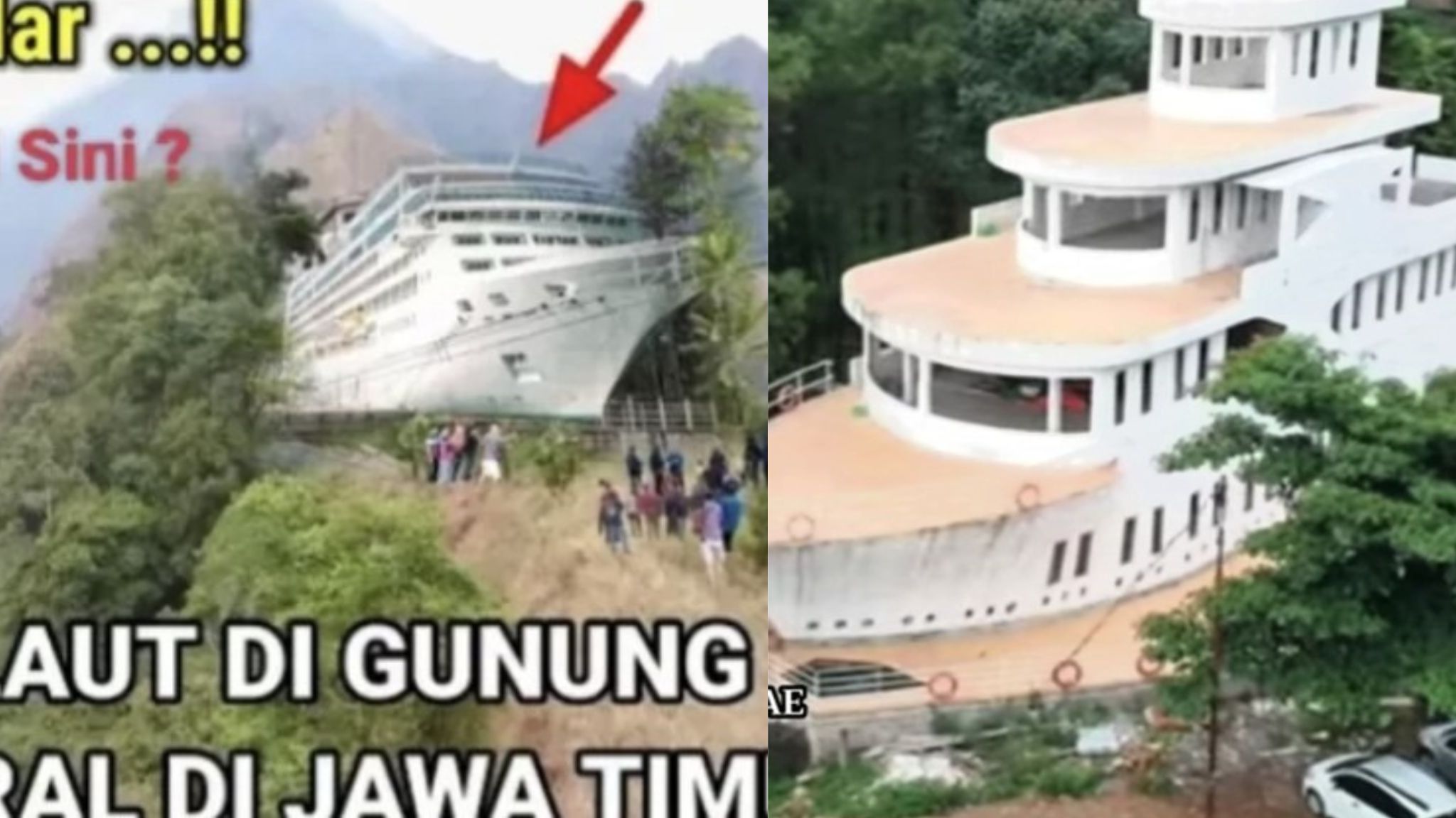 Viral dan Menakjubkan, Penemuan Kapal Laut Megah di Puncak Gunung Anjasemoro, Jawa Timur