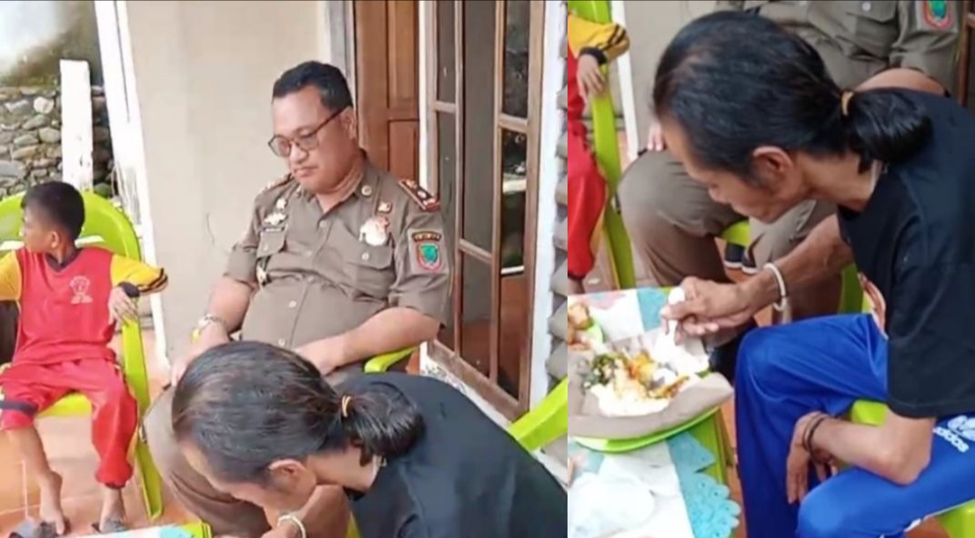 ODGJ Lempar Batu dan Kotoran ke Ruko Warga, Sat Pol PP Empat Lawang Bertindak Cepat Amankan Pelaku