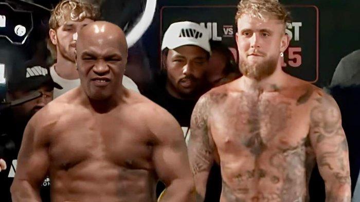 Duel Usai, Mike Tyson dan Jake Paul Langsung Terkena Larangan Bertinju