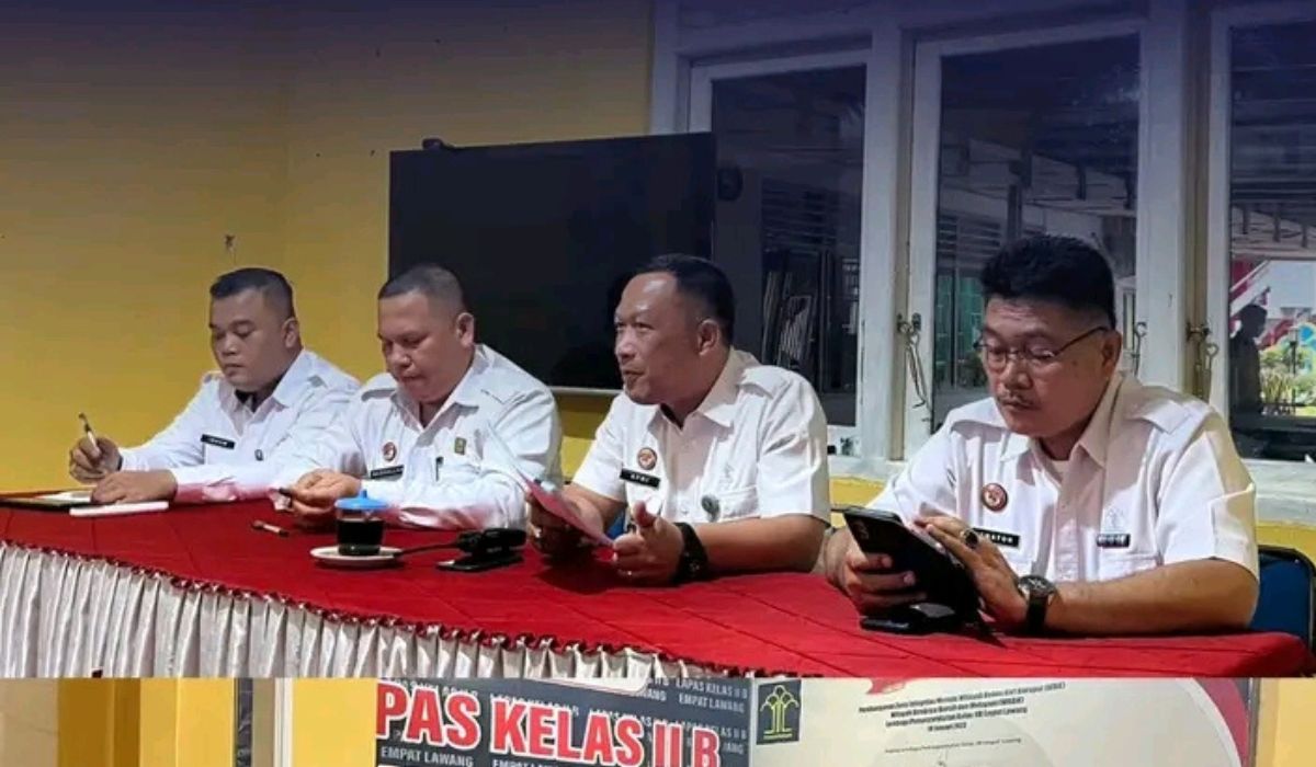 Menindaklanjuti Surat Edaran Netralitas pemilu Lapas Kelas IIB Empat Lawang Lakukan Sosialisasi