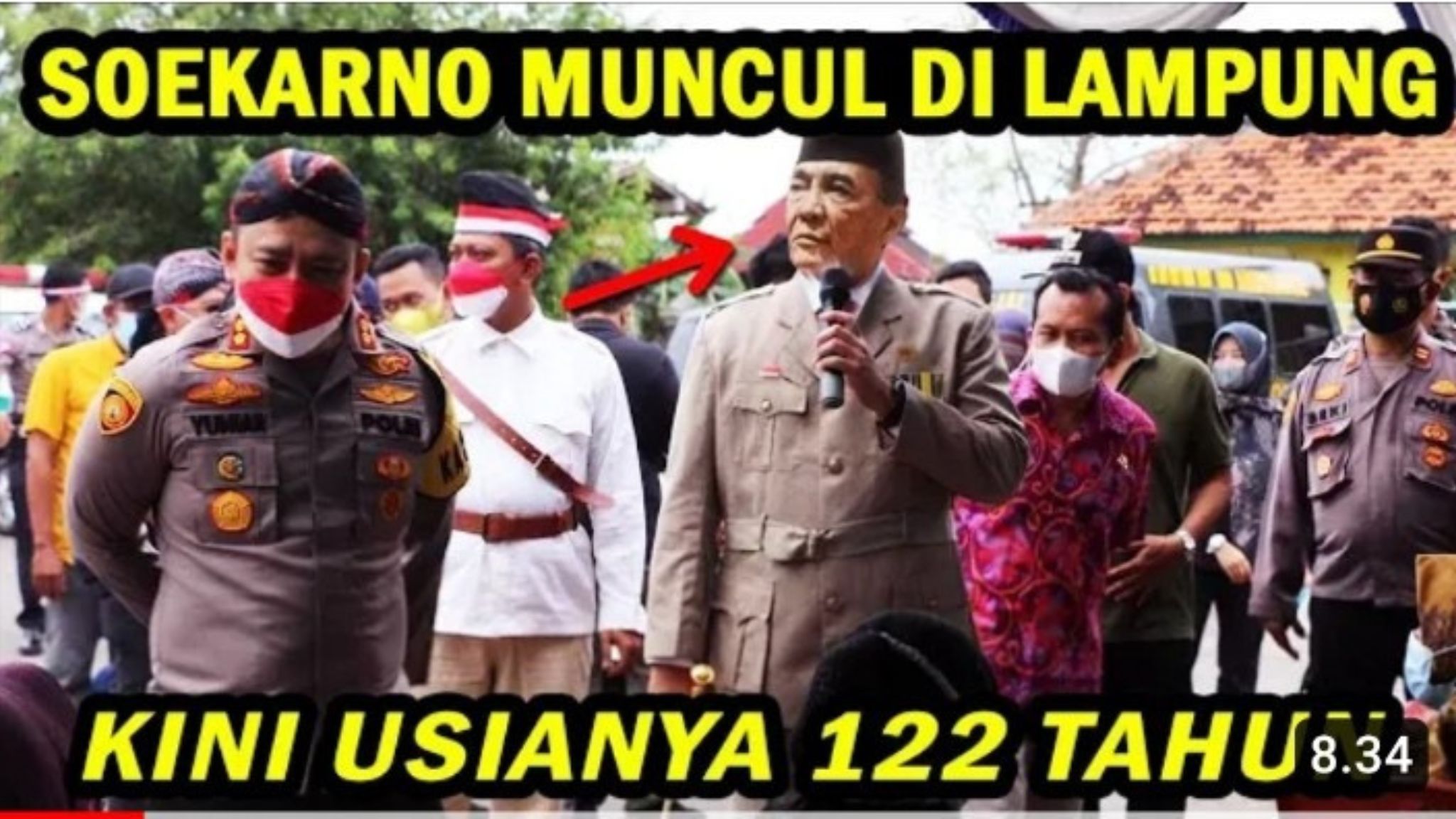 Misteri Keberadaan Soekarno Mencuat, Beredar Dimedsos, Proklamator Masih Hidup di Lampung?