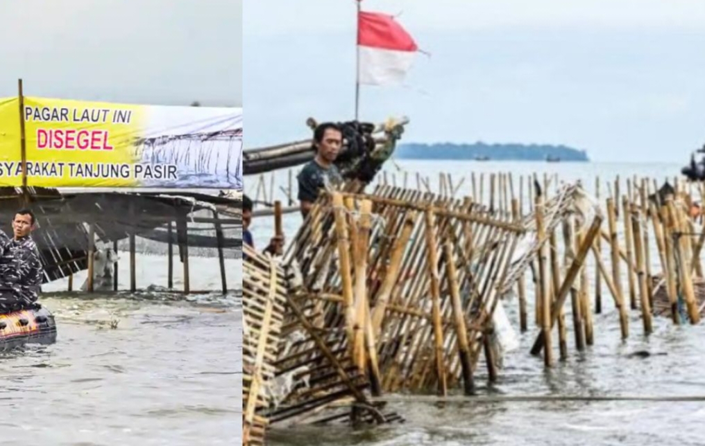 Menteri KKP dan KSAL Sepakat Bongkar Pagar Laut di Perairan Tangerang