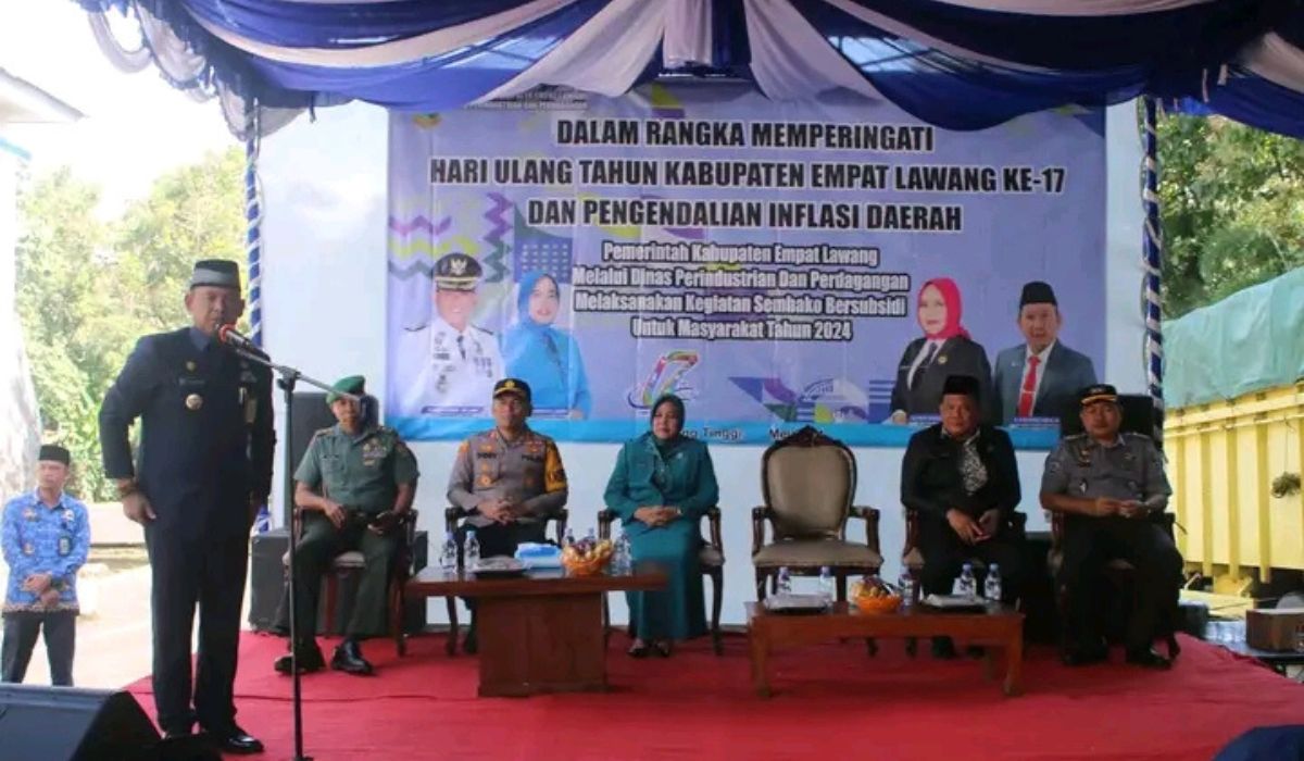 Pj. Bupati Empat Lawang Hadiri Penyaluran Sembako Bersubsidi untuk Peringati HUT ke-17 dan Pengendalian Inflas