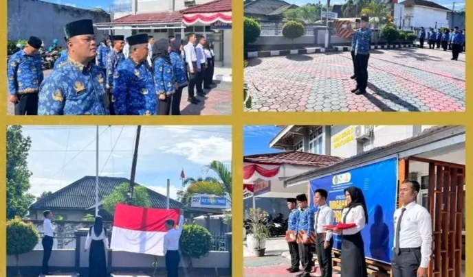 Lapas Empat Lawang Gelar Upacara Peringati HUT KORPRI ke-54 Tahun 2025