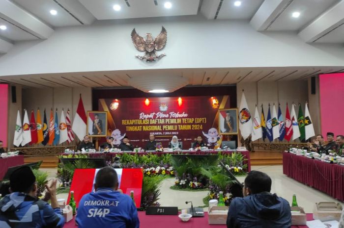 KPU Gelar Rapat Pleno Untuk Penetapan DPT, Merekapitulasi Daftar Pemilih