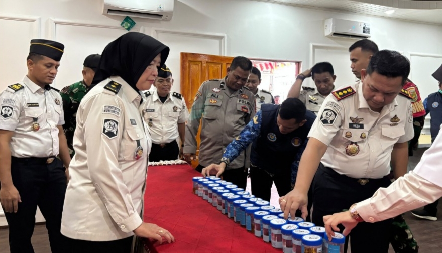 Lapas Empat Lawang dan BNNK Perkuat P4GN, Tes Urine Digelar Libatkan APH