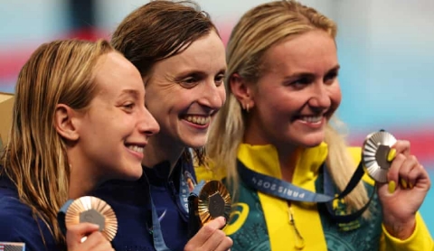 Sejarah Baru! Atlet Renang Amerika Serikat Ketia Ledecky Raih Emas di Nomor 800m