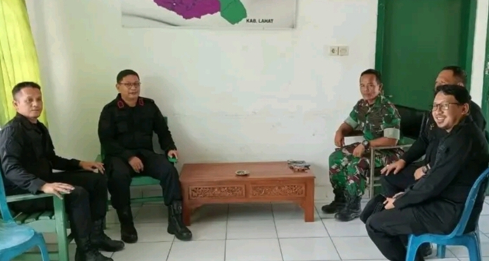 Perkuat Sinergitas, Kalapas Empat Lawang dan Jajaran Kunjungi Koramil Tebing Tinggi