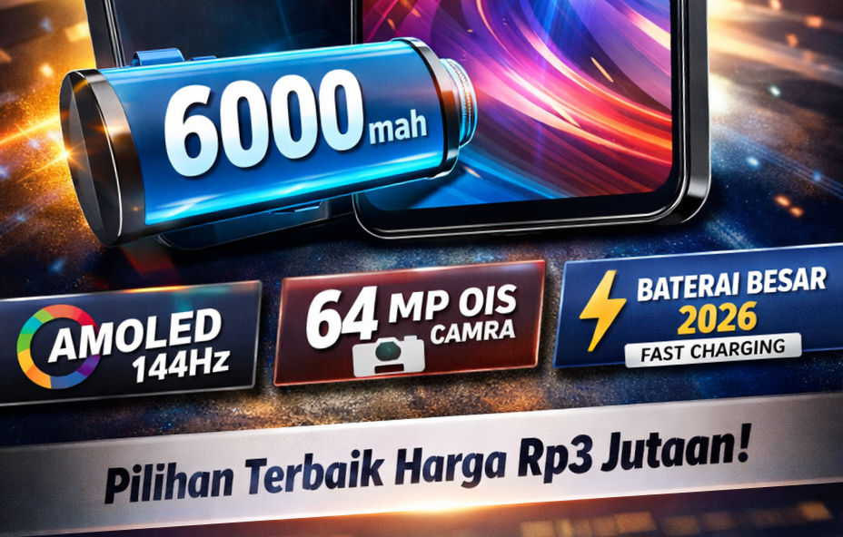 HP Rp3 Jutaan Layar AMOLED 144Hz Hadirkan Pengalaman Gaming dan Multimedia Lebih Mulus