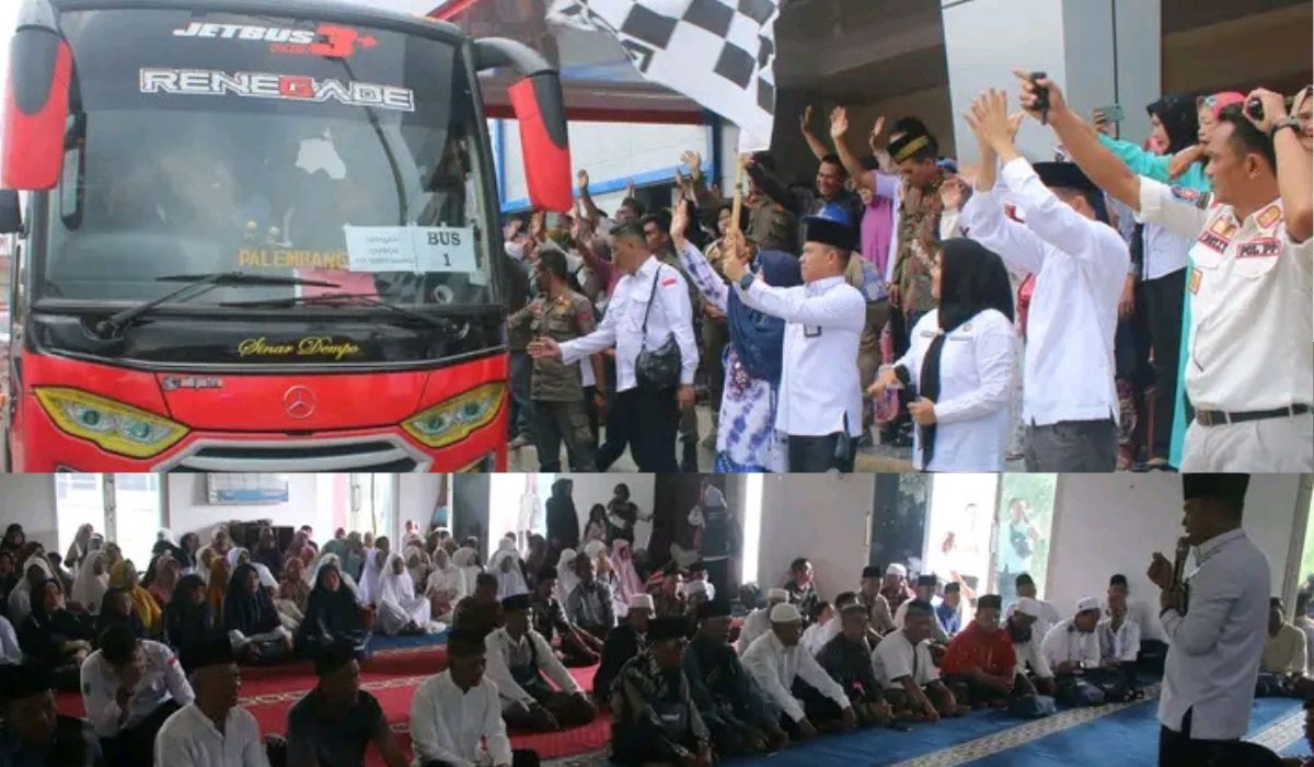 Pj. Bupati Empat Lawang Lepas 54 Jamaah Umroh dalam Suasana Penuh Haru