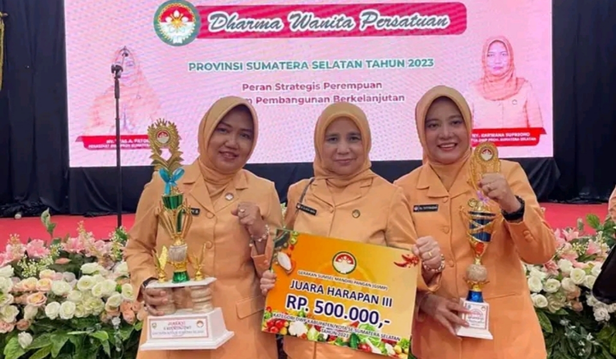 Empat Lawang Raih Prestasi Juara Harapan lll di Peringatan HUT Dharma Wanita Persatuan ke-24 Provinsi Sumsel