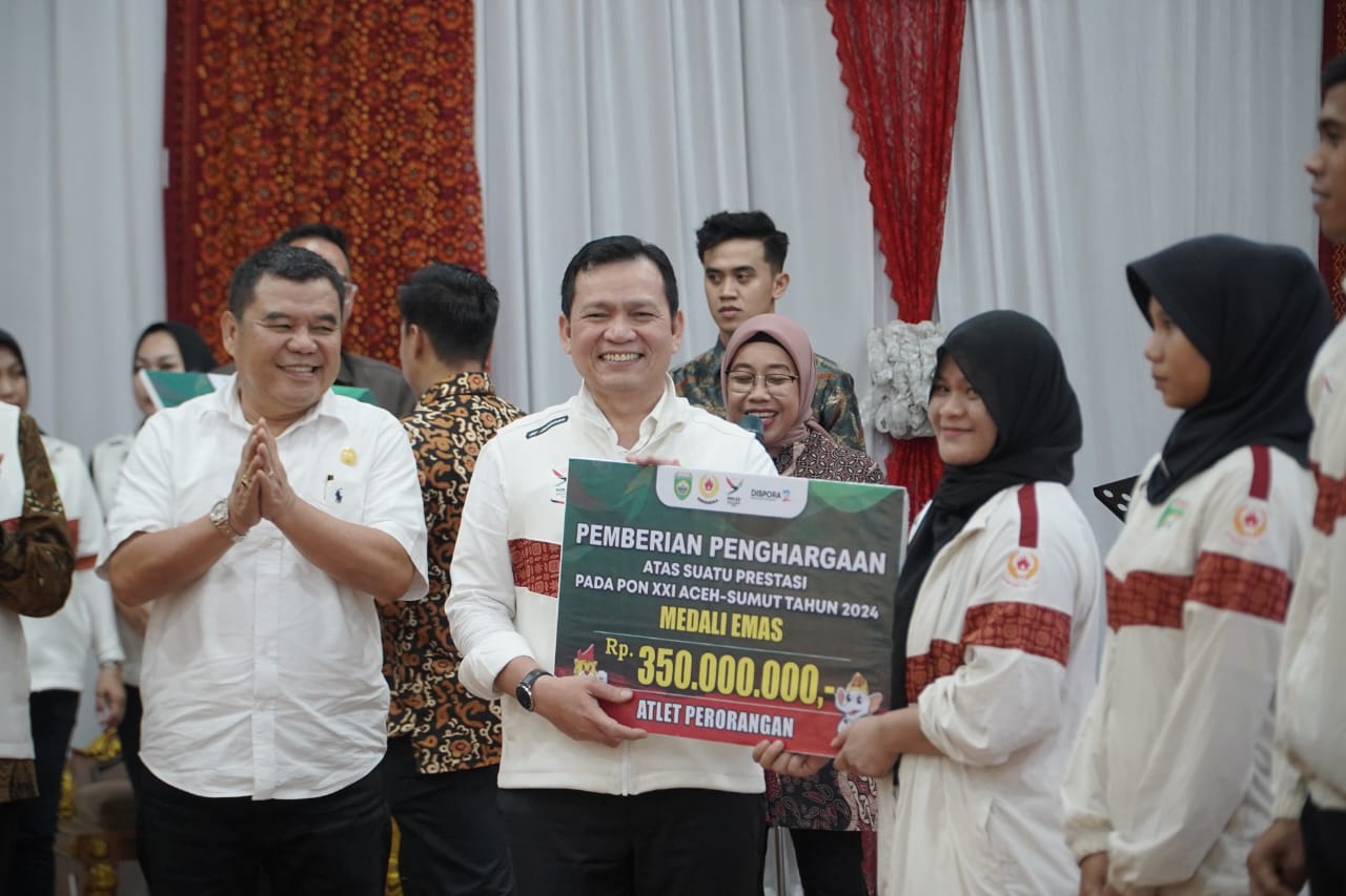 Pj Gubernur Bagikan Bonus Fantastis untuk Atlet PON 2024