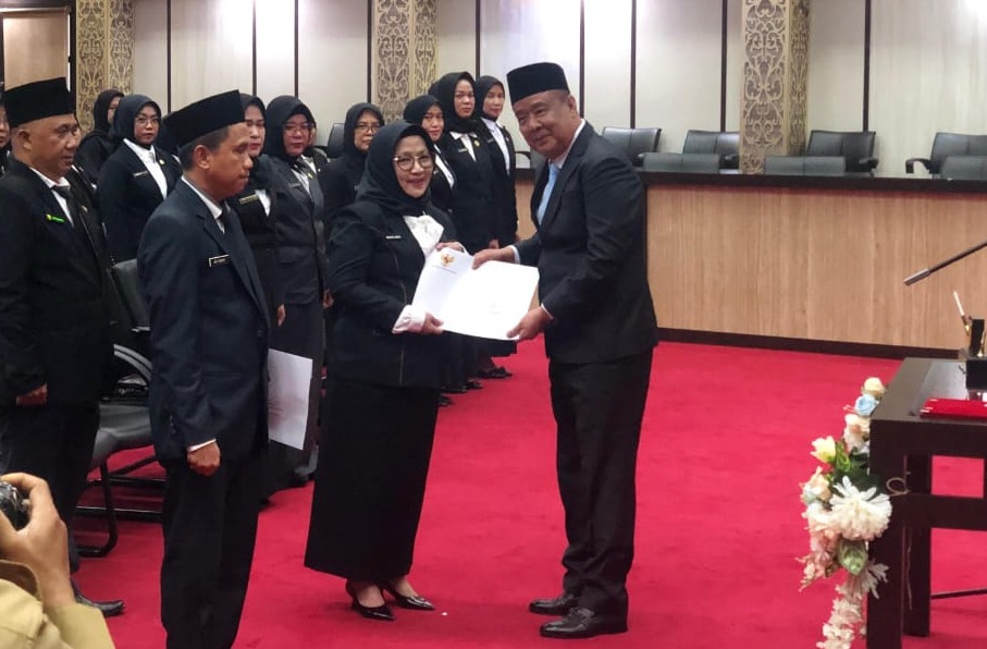 Wagub Sumsel Lantik 54 Pejabat Baru, Tegaskan Integritas dan Pelayanan Publik Bersih