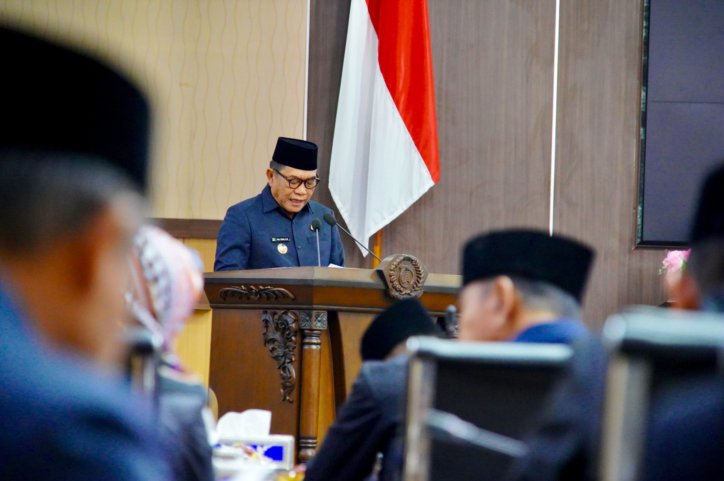 Bupati Toha Sampaikan Jawaban atas Pemandangan Umum Fraksi DPRD Muba