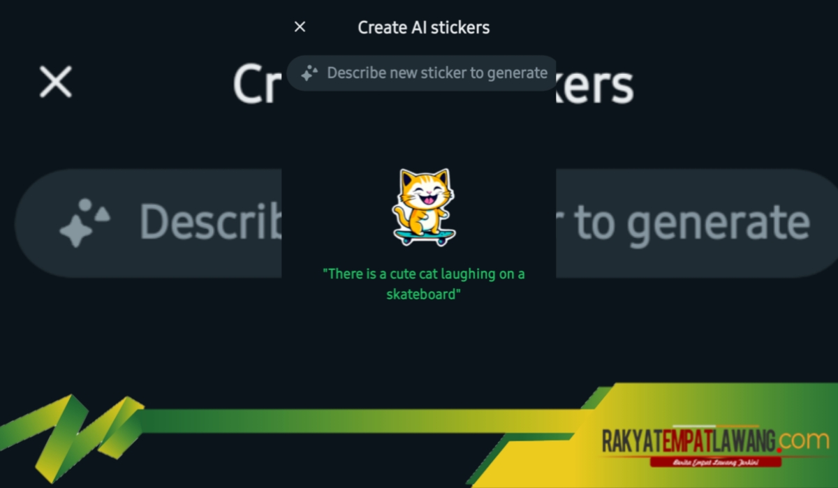 WhatsApp Perkenalkan Fitur Baru, Bisa Buat Stiker Menggunakan AI!