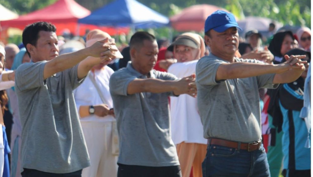 Joncik Pimpin Fun Walk hingga Donor Darah, KORPRI Empat Lawang Ajak ASN Hidup Sehat dan Kompak