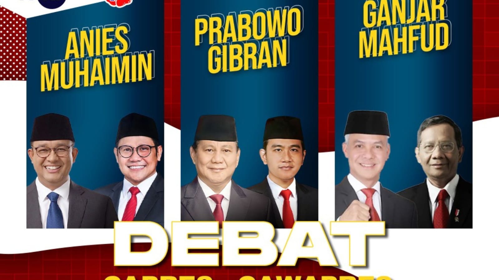 SERU...Debat Pertama Capres 2024, KPU Siapkan 11 Panelis Akademisi, ini Orang nya.! 