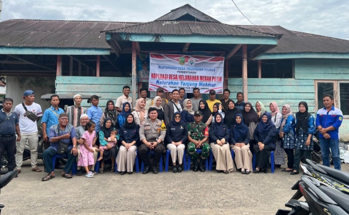Kelurahan Tanjung Makmur Gelar Musyawarah Pembentukan Koperasi Merah Putih